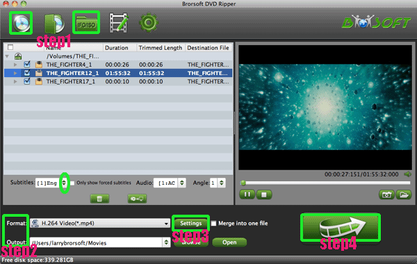 convert dvd and avi files to mp4 for free on mac os x