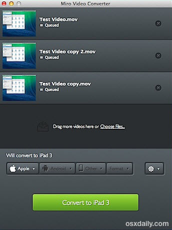 telecharge miro video converter