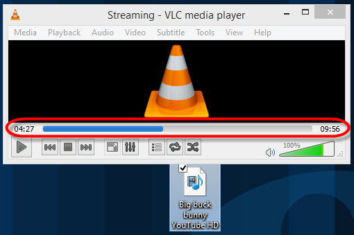 vlc media player edit video length